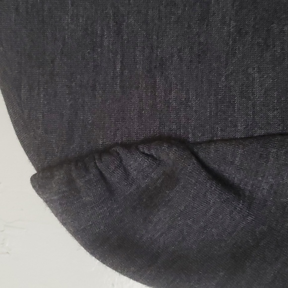 An Original Milly of New York Gray Wool Short Cap Sleeve Gold Button Dress. - Picture 14 of 15